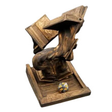(wood, One size) Promotion Tomes Of Magics Dice Tower Magics Dice Tower Big Book Dice Tower Ornaments New