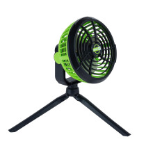 (Green, One size) Promotion 5600mah Portable Rechargeable Standing Fan, Battery Powered Pedestal Fan With Tent Hook,20hrs Working Time, Outdoor Fan With Adjustable Trip