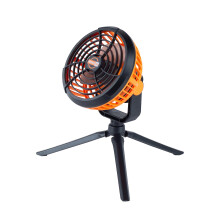 (Orange, One size) Promotion 5600mah Portable Rechargeable Standing Fan, Battery Powered Pedestal Fan With Tent Hook,20hrs Working Time, Outdoor Fan With Adjustable Trip