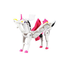 (pink, One size) Transforming Toys - Action Figures - Magnetic Assembling Robot Toys For Kids All-in-one Design Transforming Animals