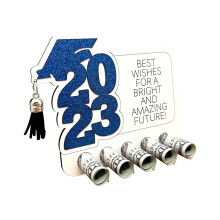 (Blue, One size) 2025 New Graduation Gift Money Holder, Creative Converting Congrats Card Holder, Graduation Money Holders Tiered Money Cake Card Discount 40%