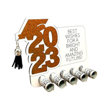 (Orange, One size) 2025 New Graduation Gift Money Holder, Creative Converting Congrats Card Holder, Graduation Money Holders Tiered Money Cake Card Discount 40%