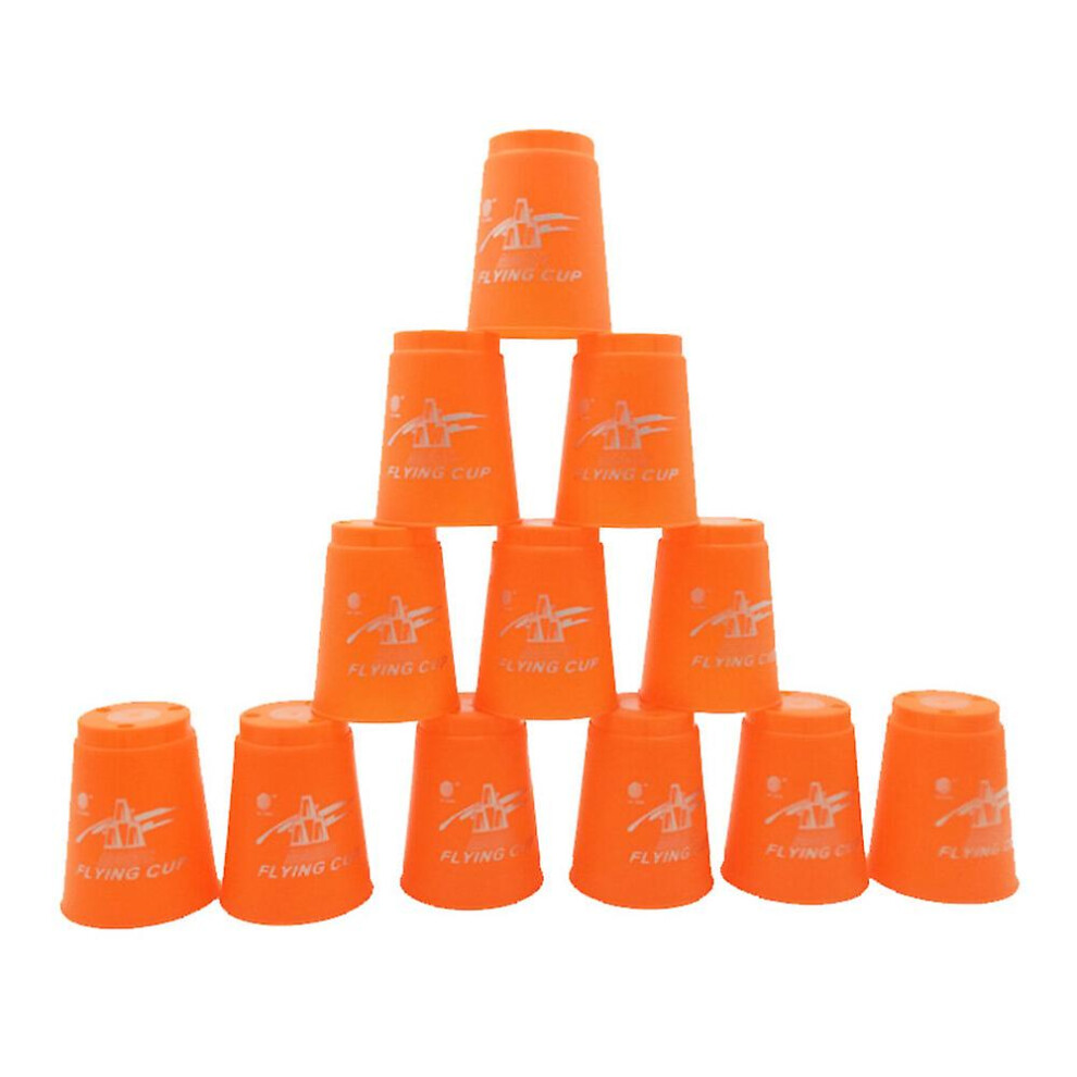 Photos - Other Toys Kikidex  Best Discount 12pcs/set Speed Cups Game Rapid Game Sport Flying Stacking Holloween Christmas Gift Hand Sp (Orange, One size)