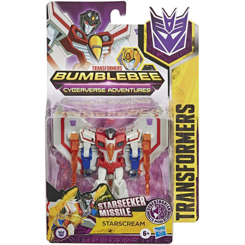Transformers Sting Shot Strarseeker Missile Cyberverse Changer Hasbro 1
