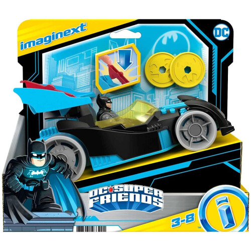 Imaginext DC Friends Batman Bat-Tech Racing Batmobile Push Vehicle 1
