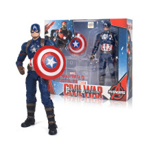 (Captain America) Marvel's Avengers Series Hulk Spiderman Hawkeye Modellhalterung Spielzeuggeschenk