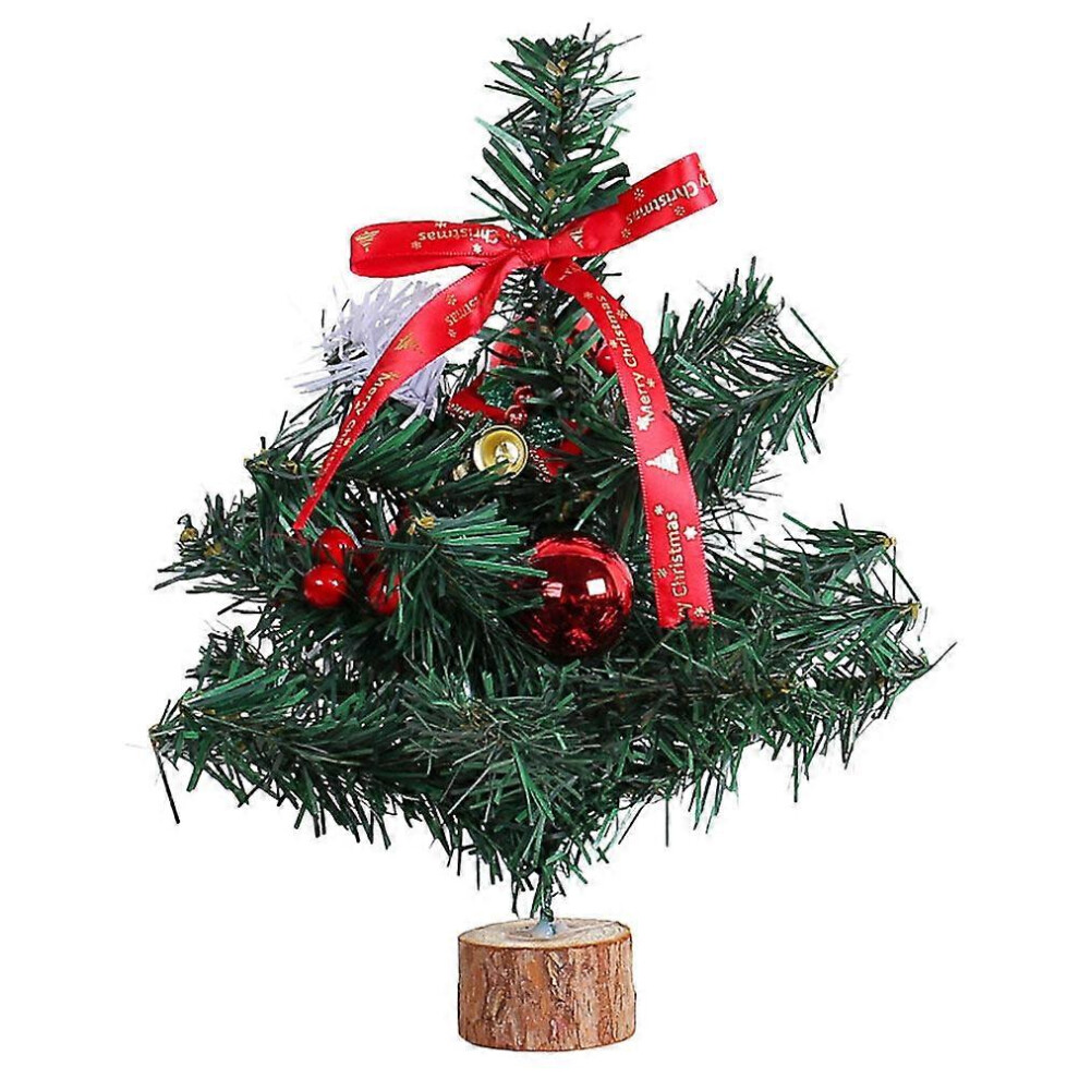 (As show, One size) Christmas Tree Model Household Desktop Ornament Rustic Wood Centerpiece Table Adorn-image-OPC-PG7BGFD-NEW