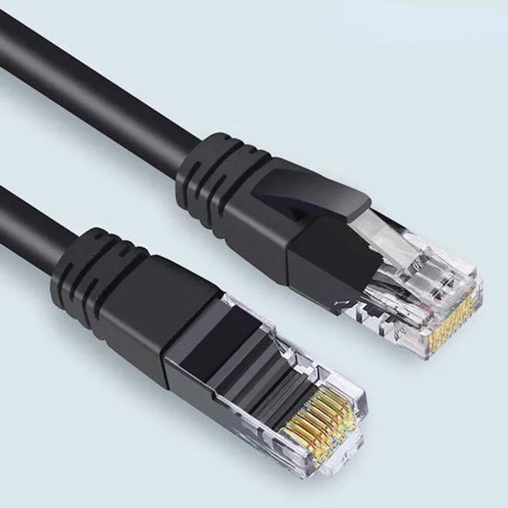 (black, 20M) Rj45 Cat5e Cat5 Ethernet Lan Network Cable For Pc Ps Xbox Internet Router Black