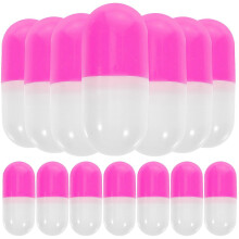(Pink, One size) 20Pcs Doctor Kit for Children Pretend Play Doctor Toys Cartoon Capsules Toys Kids Toys