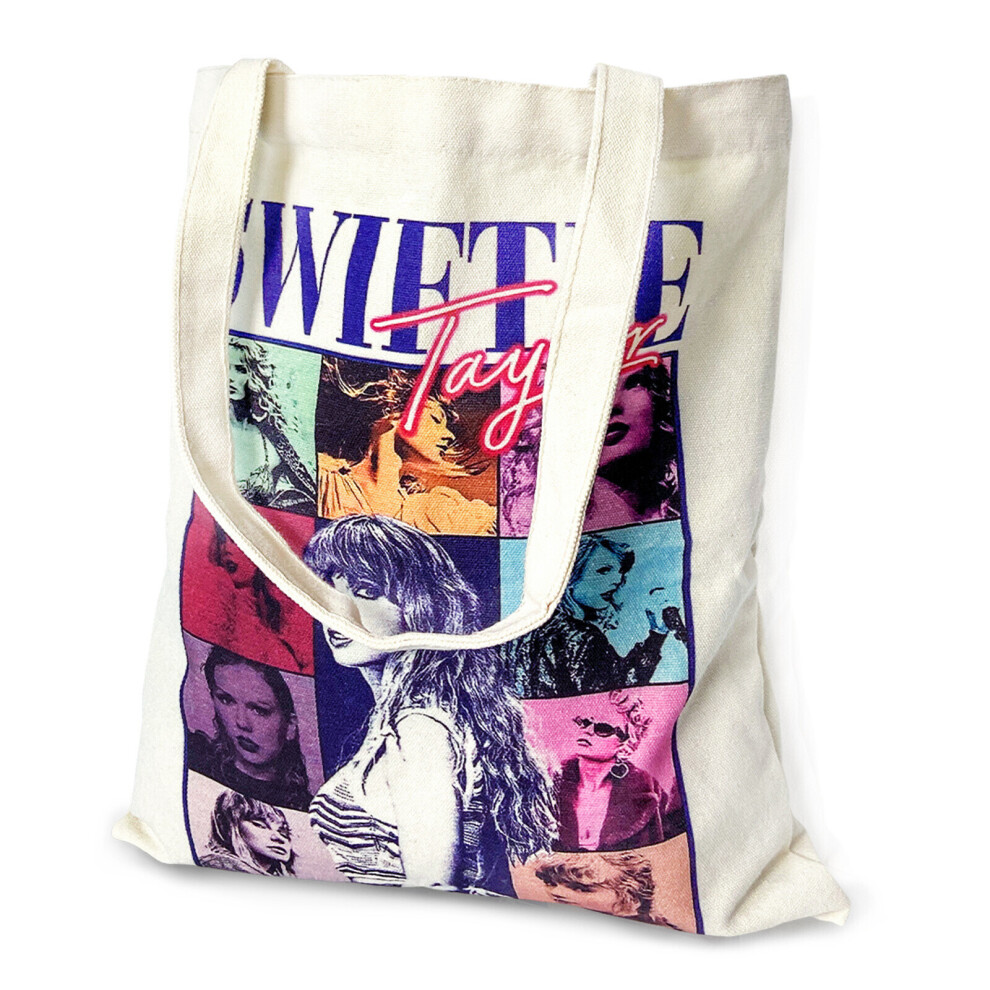 Tote Bag Gift For Taylor Swift Fans Printed Large Capacity Canvas Bag