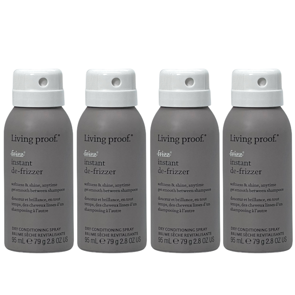 Living Proof No Frizz Instant De-Frizzer 2.8 Oz (Pack of 4)