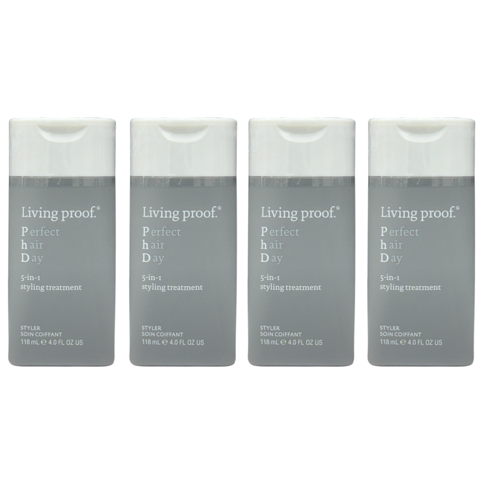 Living Proof Perfect Hair Day (Phd) 5-in-1 Styling Treatment 4 Oz (Pack of 4)