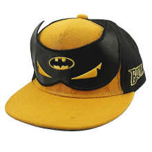 (Yellow - Black) Children Kids Dc Batman Baseball Cap Snapback Outdoor Boy Girl Sun Hat