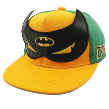 (Yellow - Green) Children Kids Dc Batman Baseball Cap Snapback Outdoor Boy Girl Sun Hat