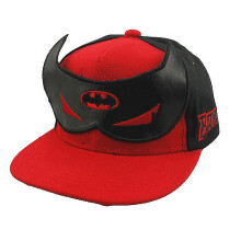 (Red - Black) Children Kids Dc Batman Baseball Cap Snapback Outdoor Boy Girl Sun Hat