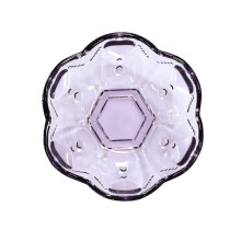 CHOOLD Vintage romantische Glas-Sakura-Form mit Herz-Prgung, Dessertschale, Eisschale, Schssel, Schssel, Trifle-Schale, Salatschssel, 227 ml