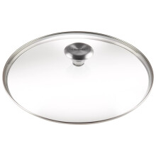 Le Creuset Signature Glaslock med Knopp i Rostfritt Stål, 12"