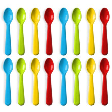 Plaskidy Kunststoff-Lffel fr Kleinkinder Set mit 16 Kinderlffeln, BPA-frei/splmaschinenfest, Kleinkind-Utensilien-Set, bunte Kinderlffel, Best