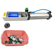 Nkaike aluminium kan knusere kraftig pneumatisk cylinder soda ?l kan knusere milj?venligt genbrugsv?rkt?j (bordplade-knapventil)