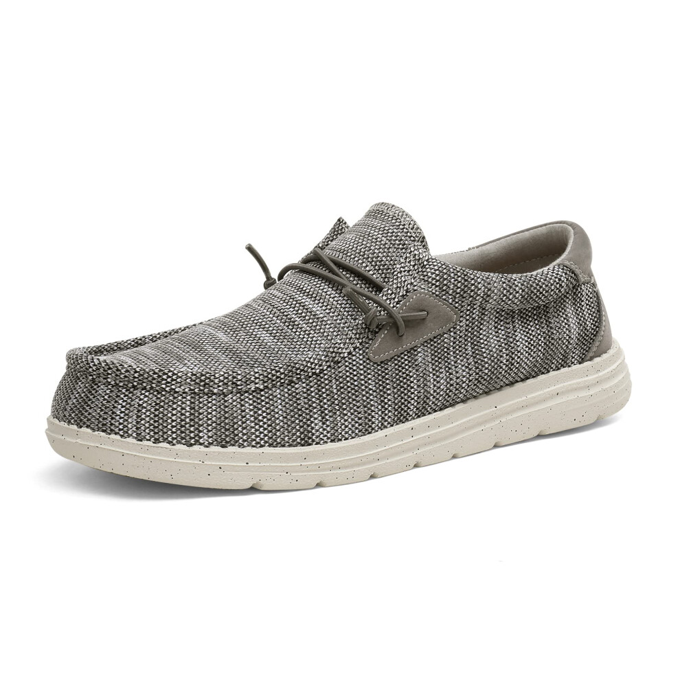 Bruno Marc Mens Breeze Slip-On Stretch Mocassini Casual Scarpe Leggere Comode Scarpe Da Barca 10, Splice Grey, Taglia 12 Usa