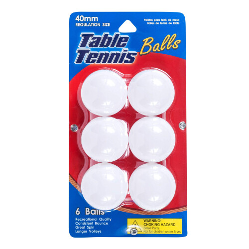 Bordtennisbolde 6 pk