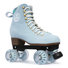 BTFL Pro Rollschuhe fόr Damen, Kinder und Herren  aus echtem Wildleder. Ideal fόr Rollschuhbahnen, Kunstlauf und rhythmischen Rollschuhlauf. Stilvo