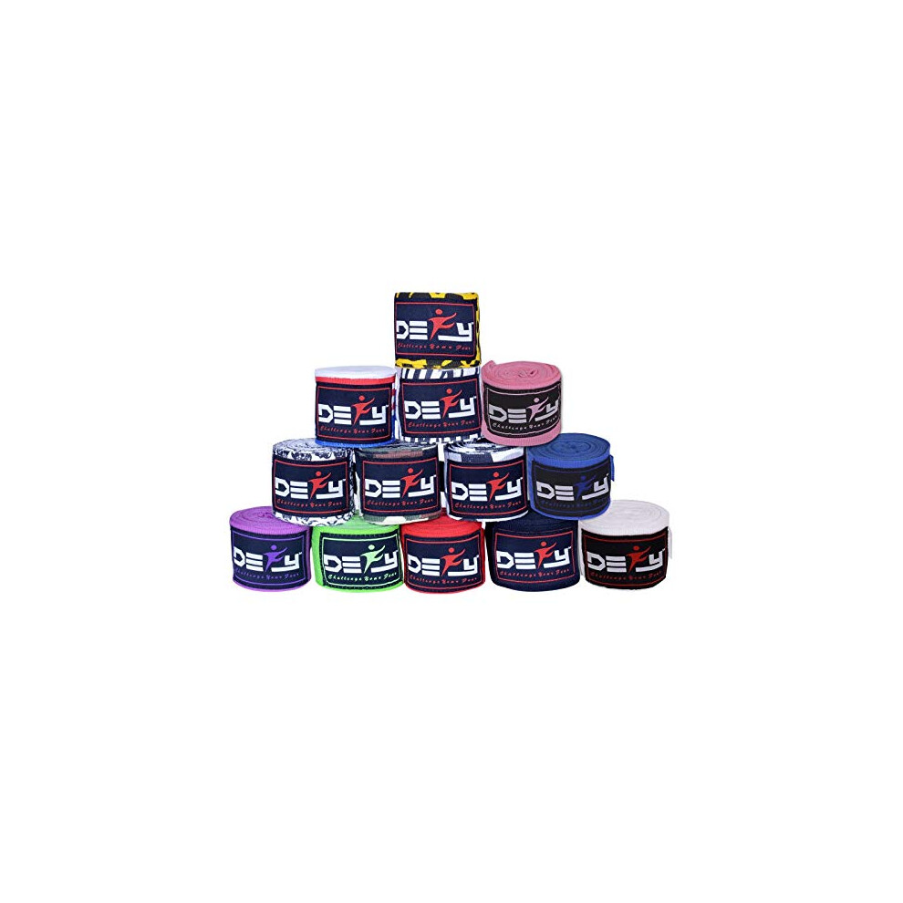 Bandes de protection professionnelles DEFY de 180 pouces pour la boxe, le Muay Thai et le MMA