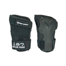 187 Killer Pads Derby Wrist Guard  Black  X- Large