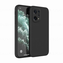 (black, OPPO A40m) Square Liquid Silicone Soft Case For OPPO A80 A78 A98 A17 A79 A60 A40 Realme C63 C61 C53 C51 Vivo Y27 5G Y28 V29 V27 Solid Color Full Protection Cover