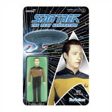 Super7 Star Trek: The Next Generation Data - Action figure di Star Trek da 3,75"" con accessori Collezionabili di serie TV classiche e giocattoli retr