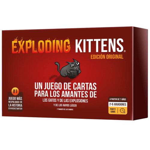 Exploding Kittens Exploding Kittens - Card Game in Spanish - EKIEK01ES