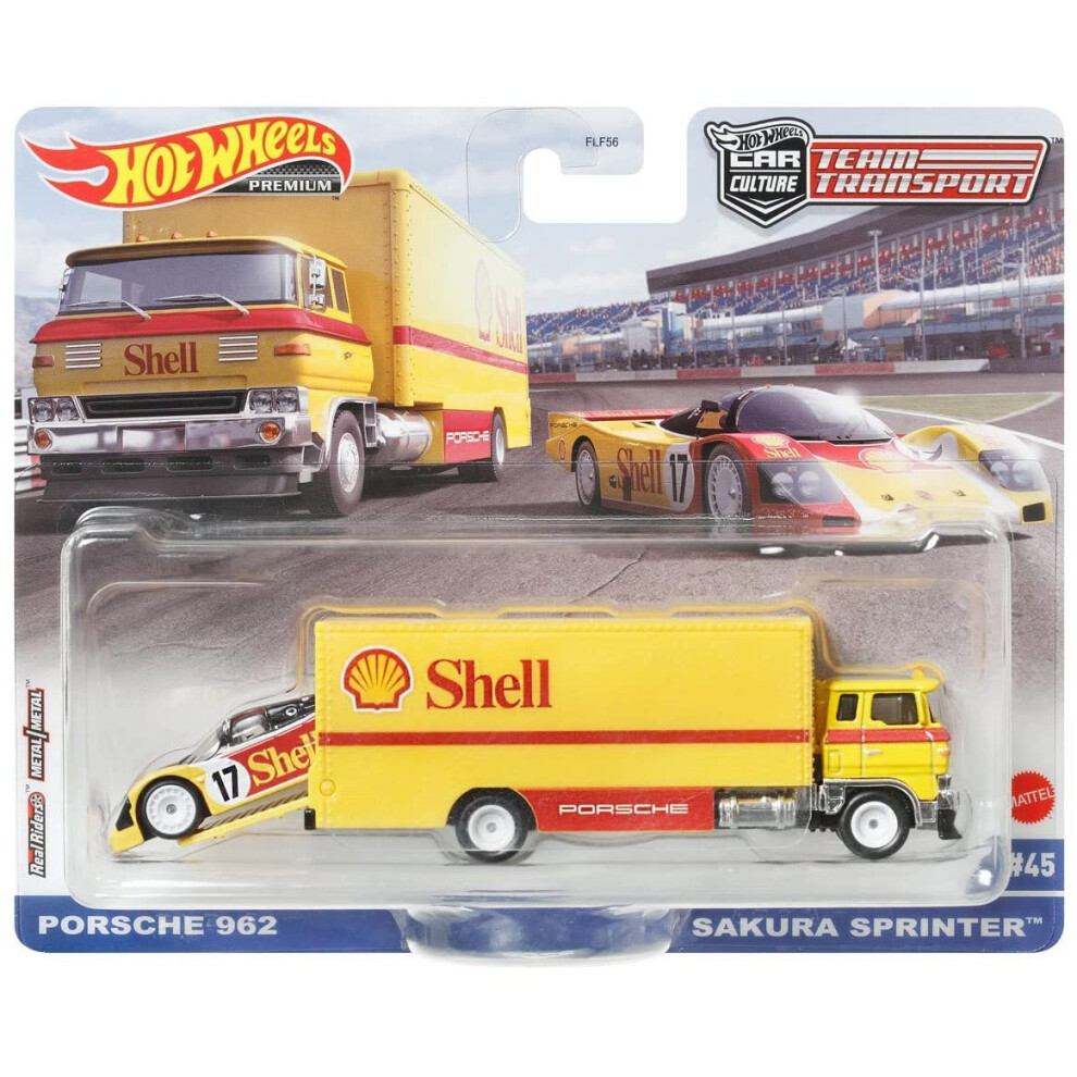 Hot Wheels Porsche 962 Sakura Sprinter  Team Transport-image-OPC-PFMTJKV-NEW