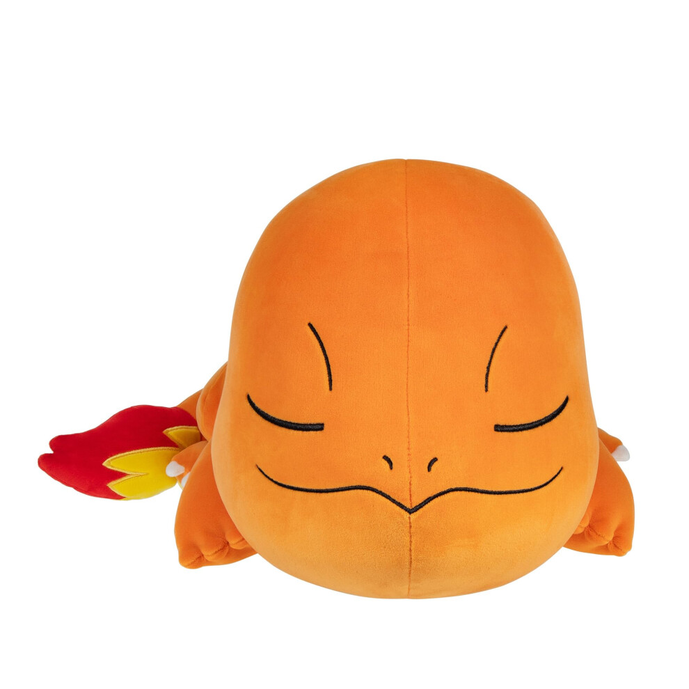 Pokemon Charmander - Peluche Addormentato Da 45,7 Cm In Peluche Di Alta Qualità Per Dormire-image