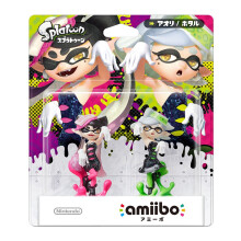 Äkta Nintendo amiibo Squid Sisters-setet - Callie och Marie (Splatoon) - Ny i originalförpackning med mindre kosmetiska skador