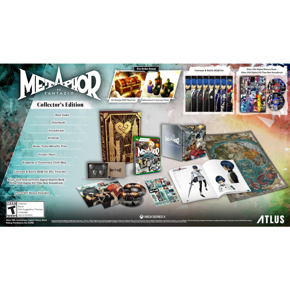 Metaphor: Refantazio Collector's Edition - Xbox Series X 730865900343