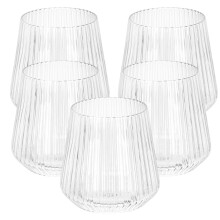 36 Count origami Ripple Unbreakable Plastic Vin fara capotei de ?ampanie de whisky pahare de whisky elegante durabile de unica folosin?a n aer l