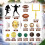 43 PCS Διακοσμήσεις Cake Ποδοσφαίρου - Τόπες και Παίκτες για Γενέθλια 2