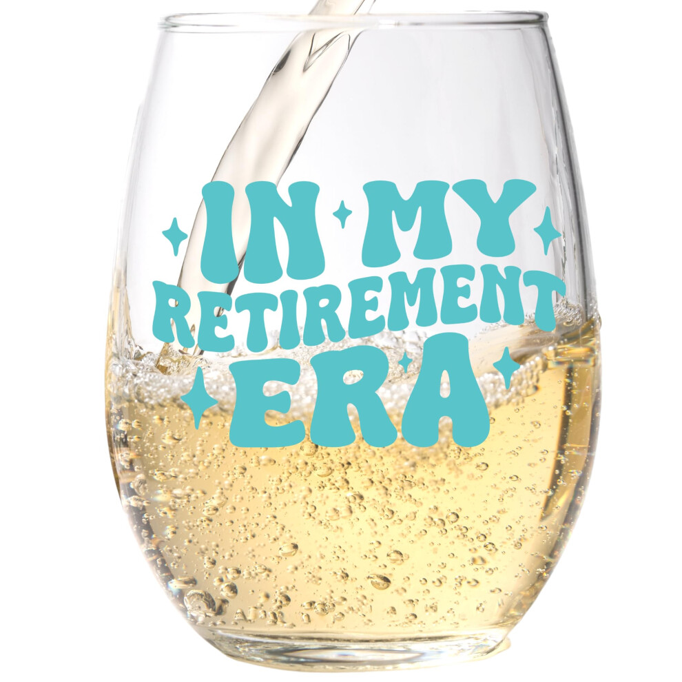 Verre     vin humoristique pour femme, cadeau de retraite, pour maman, tante, amie, vache,     l'   re de la retraite