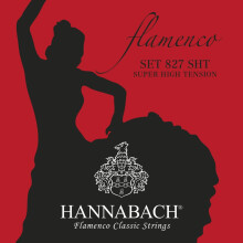 Hannabach 652947 Klassikgitarrensaiten Serie 827 Super High Tension Flamenco Classic - Satz Silber
