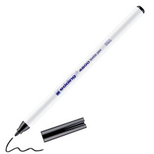 edding 4600 textile pen - black - 1 pen - round nib 1 mm - permanent fabric pens for drawing on textiles wash-resistant up to 60 C - fabric