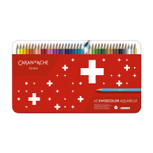 KREAT VNE UMELECK POTREBY Sada 40 kovov ch ceruziek Swisscolor (1285740)