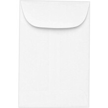 LUXPaper #3 Mnzumschlge 2 1/2"" x 4 1/4"" Hellwei 24lb. Text 50 Stck