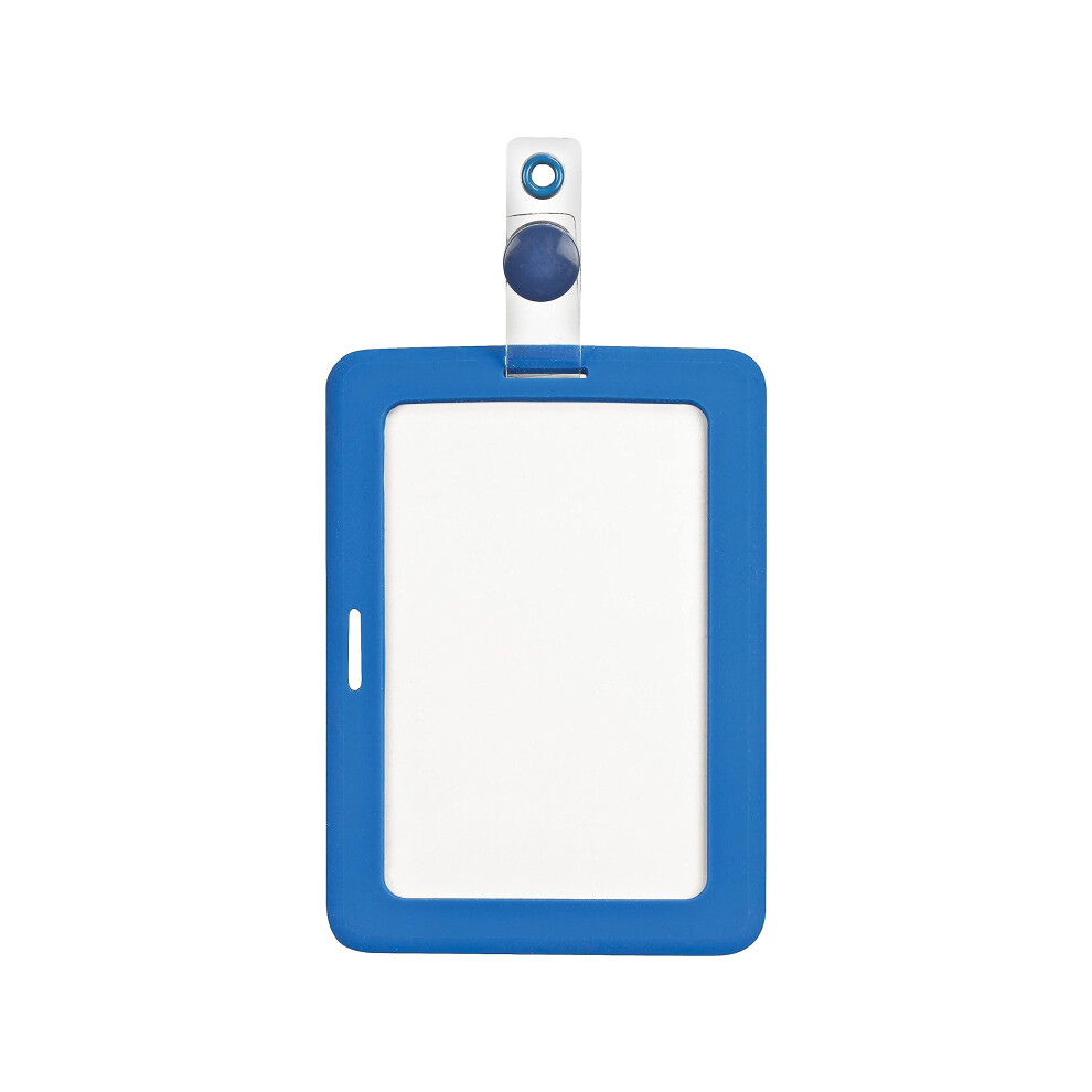 Cosco Myid Badge Na Karty Id Karty I Odznaki Dla Biznesowych I Biurowych Gumowanych Niebieski (075014)-image