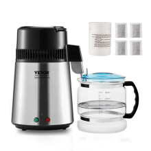 Vevor BXGZLSJYS4LD2TK5LV1 4L 1.05 gal Pure Water Purifier Filter for Home Countertop, Silver