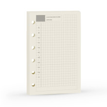 A7 Planner Fyll p A7 Agenda Refill Daily Plan fr FiloFax 6 Hole/100GSM Time Table Notebook Insert Paper fr 6 ringar Bindemedel 4.84 x 3,23 ''