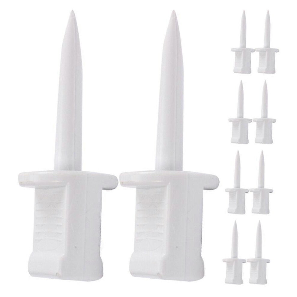 Kricely (As Show, One Size) 12Pcs Archery Nails Fixed Nails Paper Nails Fixing Nails Outdoor Archery Nails For Replace
