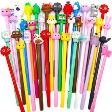 Muiyaneq 30 ks Roztomil kreslen gelov pera s cernm inkoustem Nhodn psac pera Kawaii Ruzn styly Pera do koln kancelre Domc Student Drek