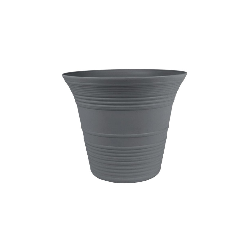 The HC Companies 16 Inch Sedona Round Self Watering Planter  Decorative Lightweight Plastic Plant Pot for Indoor Outdoor Plants-image-OPC-PFS82R9-NEW