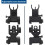 CNC Aluminum Alloy Iron Sights Folding Mechanical Aiming Sight Set 3