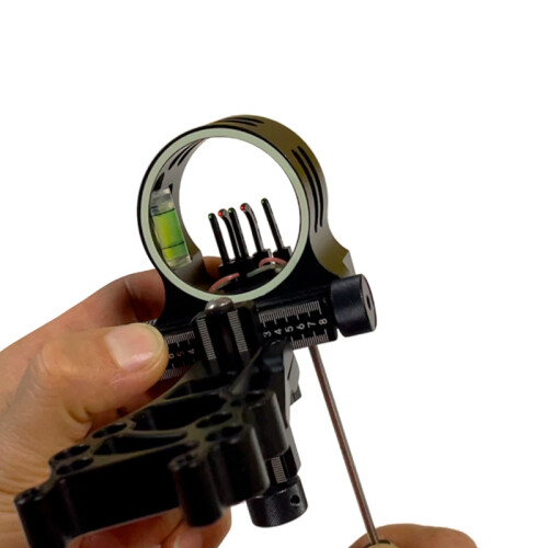 Compound Bow 5-Pin Sight with Light Adjustable Windage Elevation 2